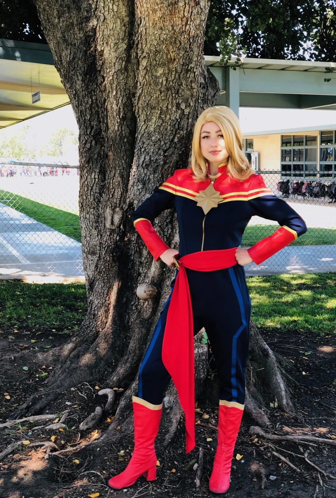 Captain Hero party character in Nashville