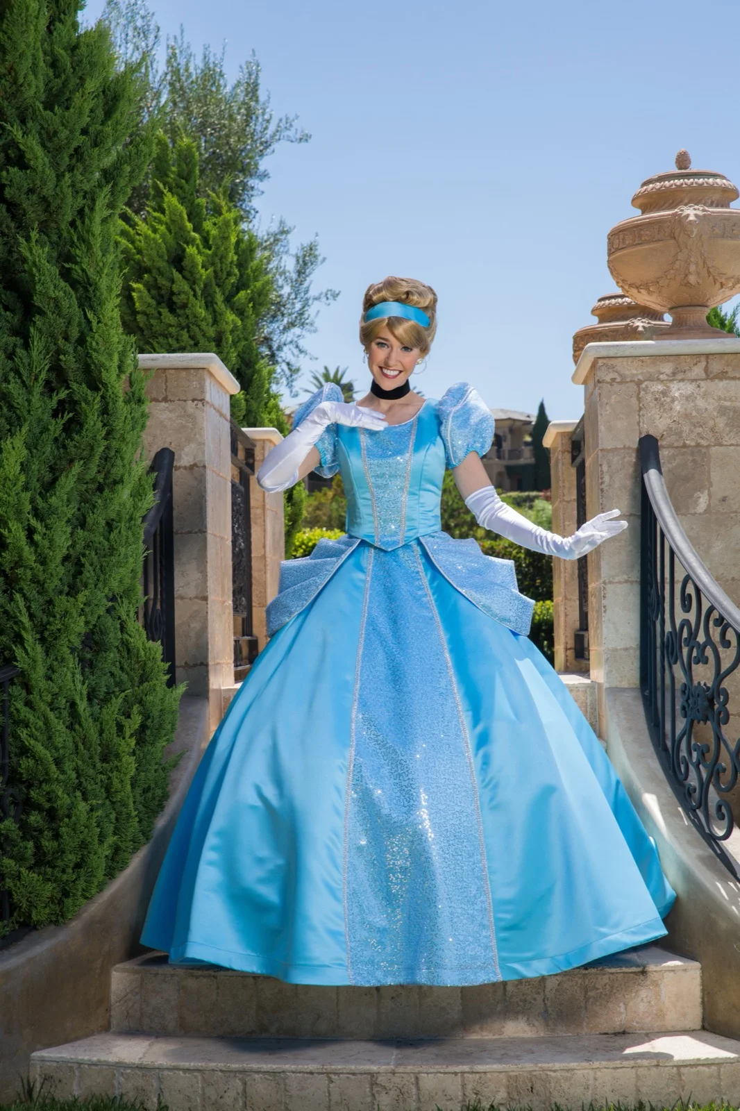 Glass Slipper Princess party character in Nashville