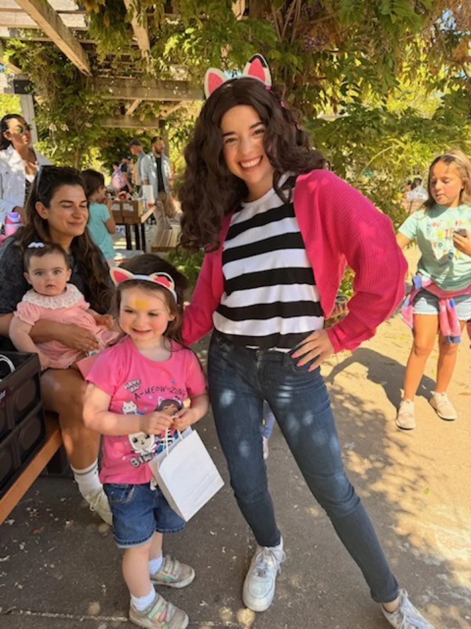 Dollhouse Girl party character in Nashville