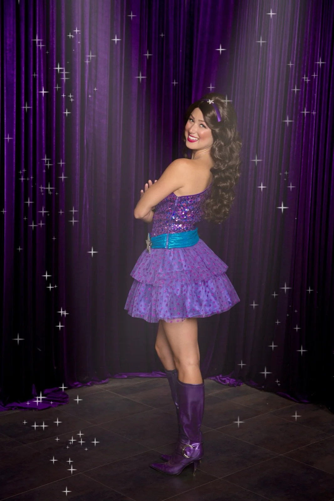 Pop Star Princess party character in Nashville