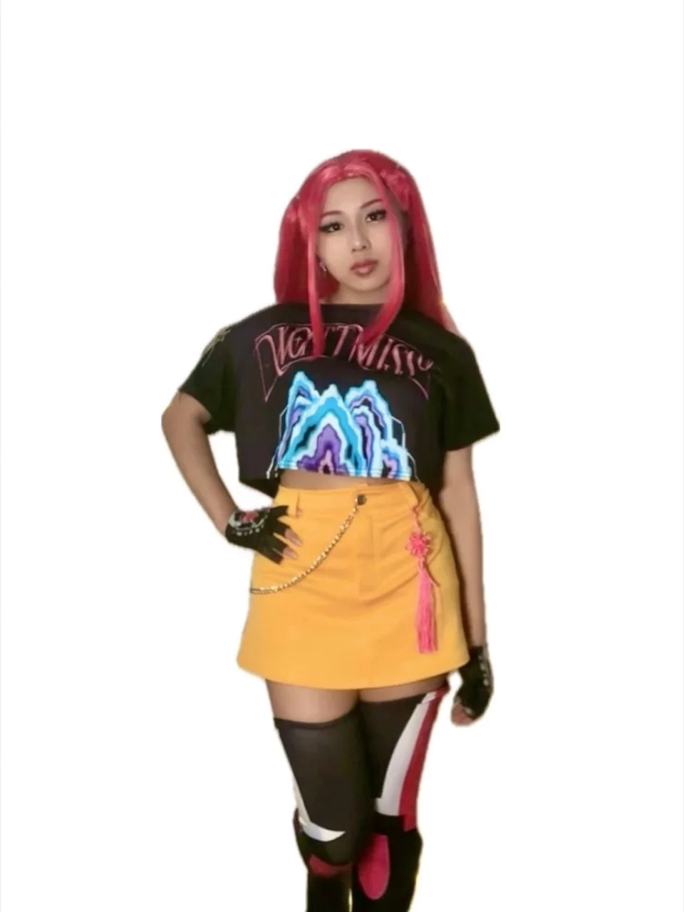 K-Pop Warrior party character in Nashville