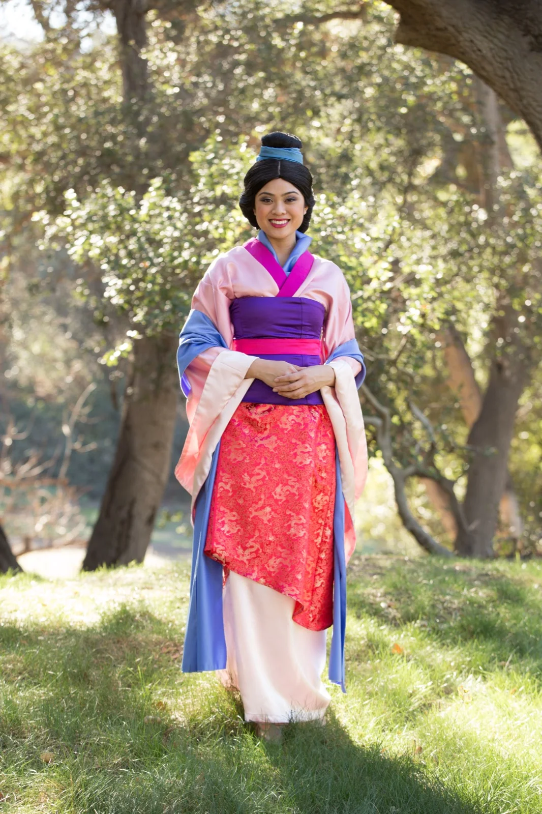 Asian Princess party character in Nashville