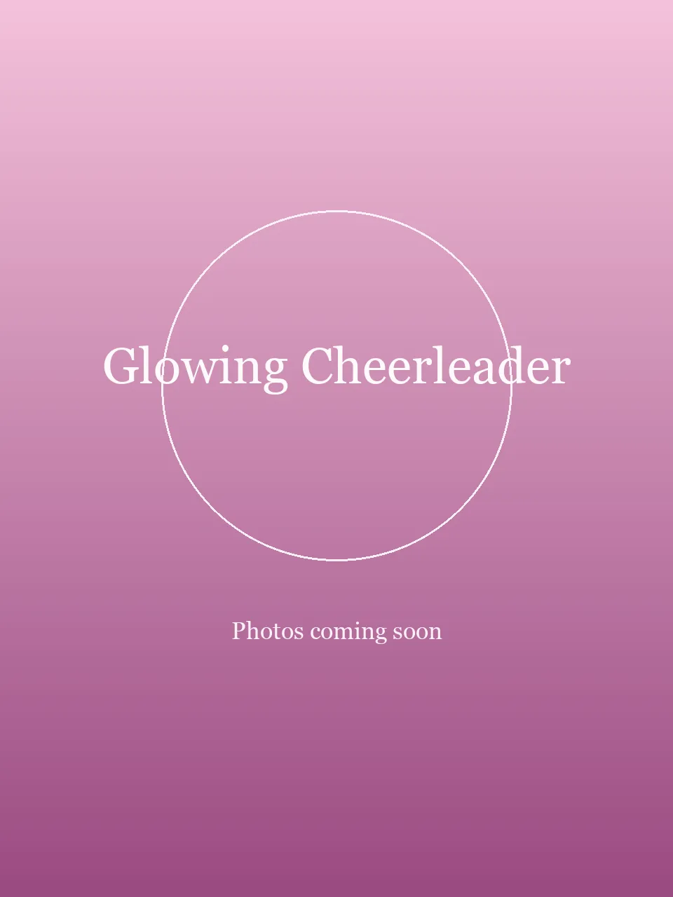 Glowing Cheerleader party character in Nashville