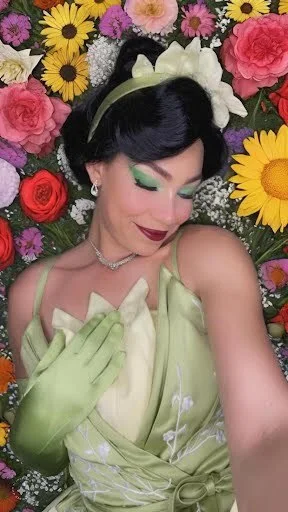 Frog Princess party character in Nashville